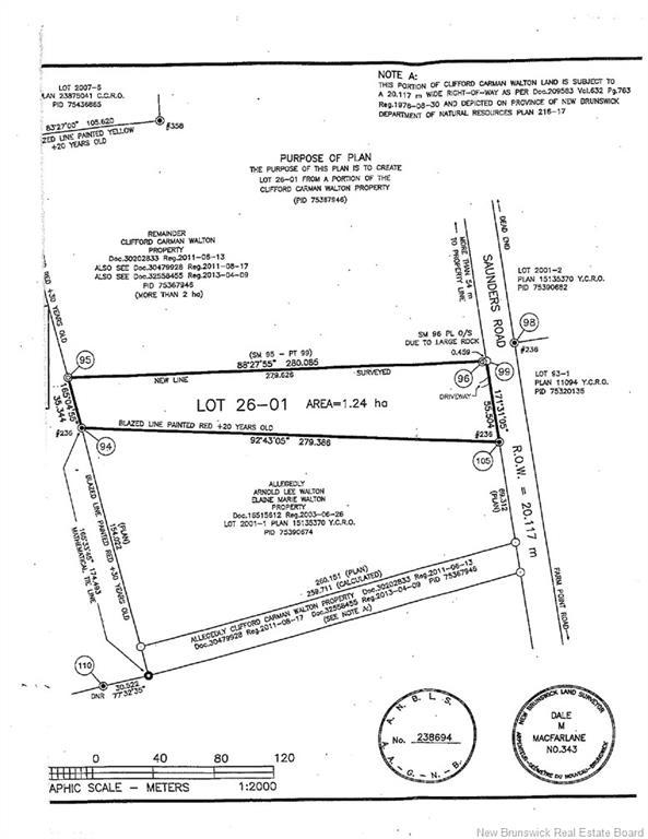 223 Saunders Rd, Harvey, NB