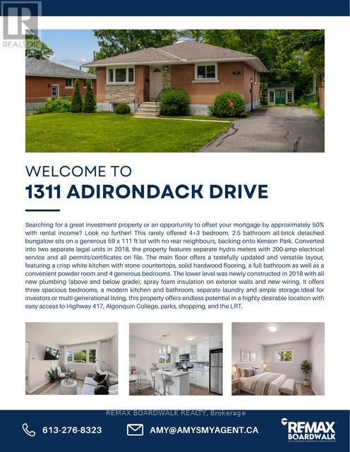 1311 Adirondack Drive, Ottawa, ON