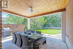 Covered Cedar Dining Pavilion just off Kitchen - 