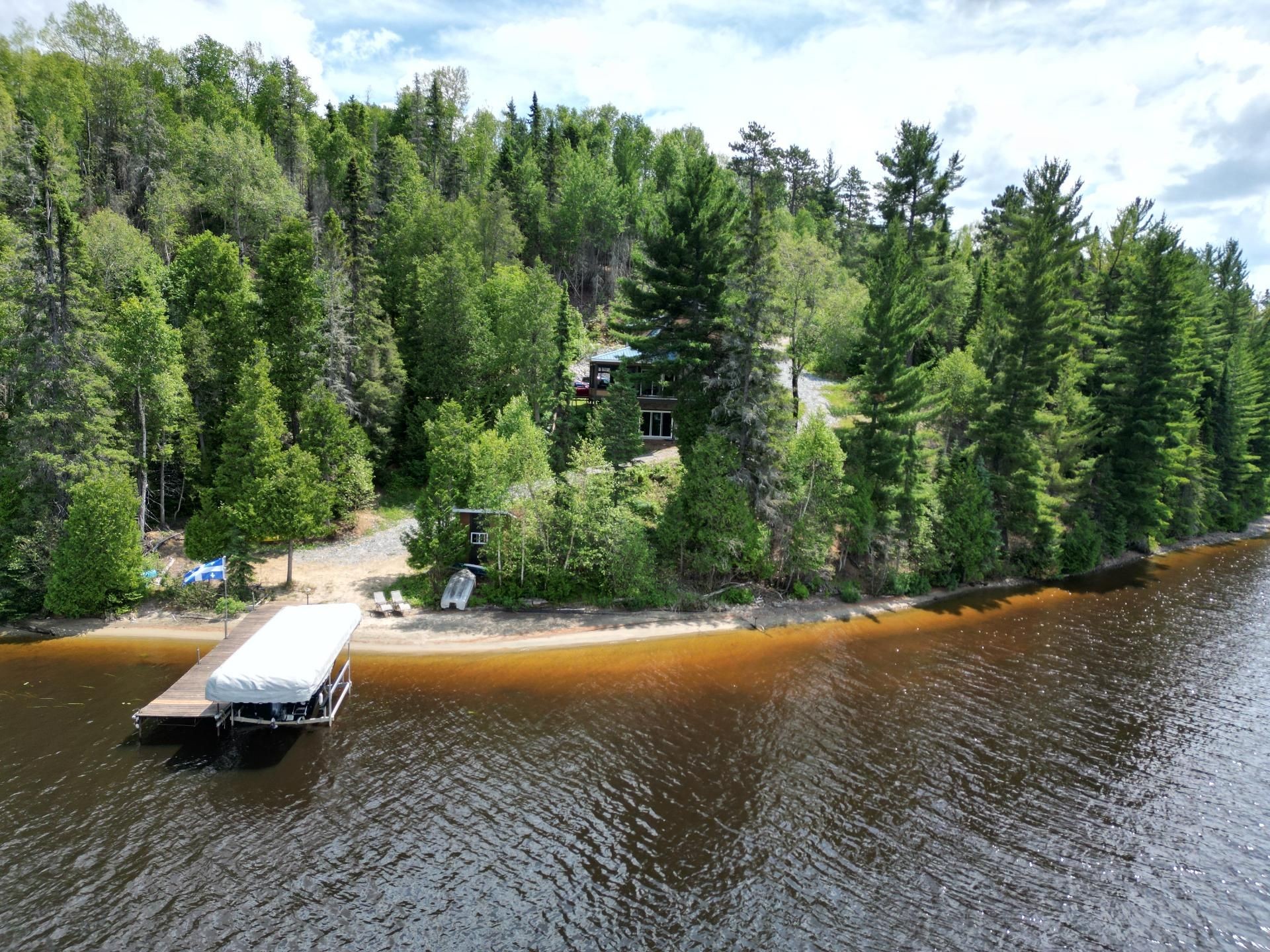 Aerial View - 2225 Ch. De Grassy Narrow, Moffet, QC