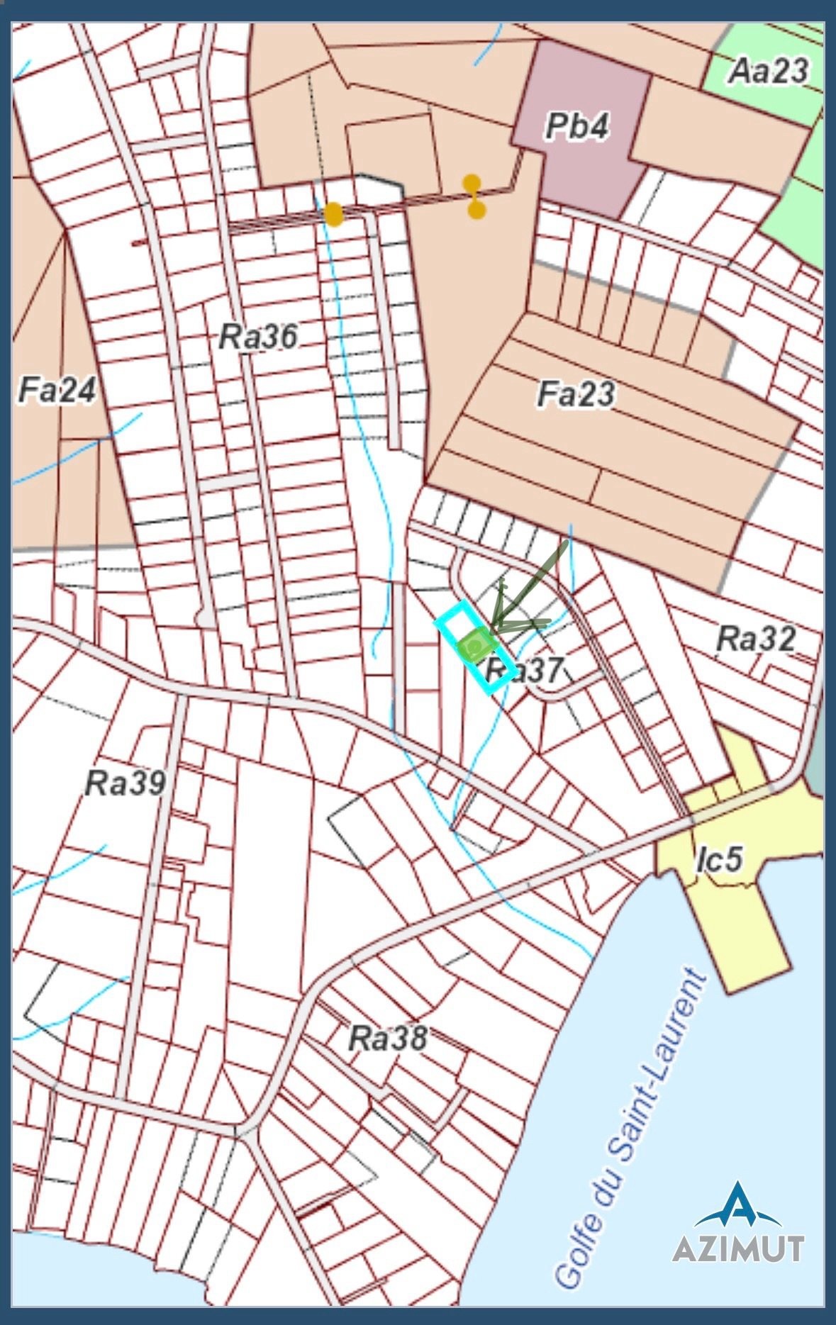 Plan (croquis) - Allée Fabiola, Les Îles-De-La-Madeleine, QC