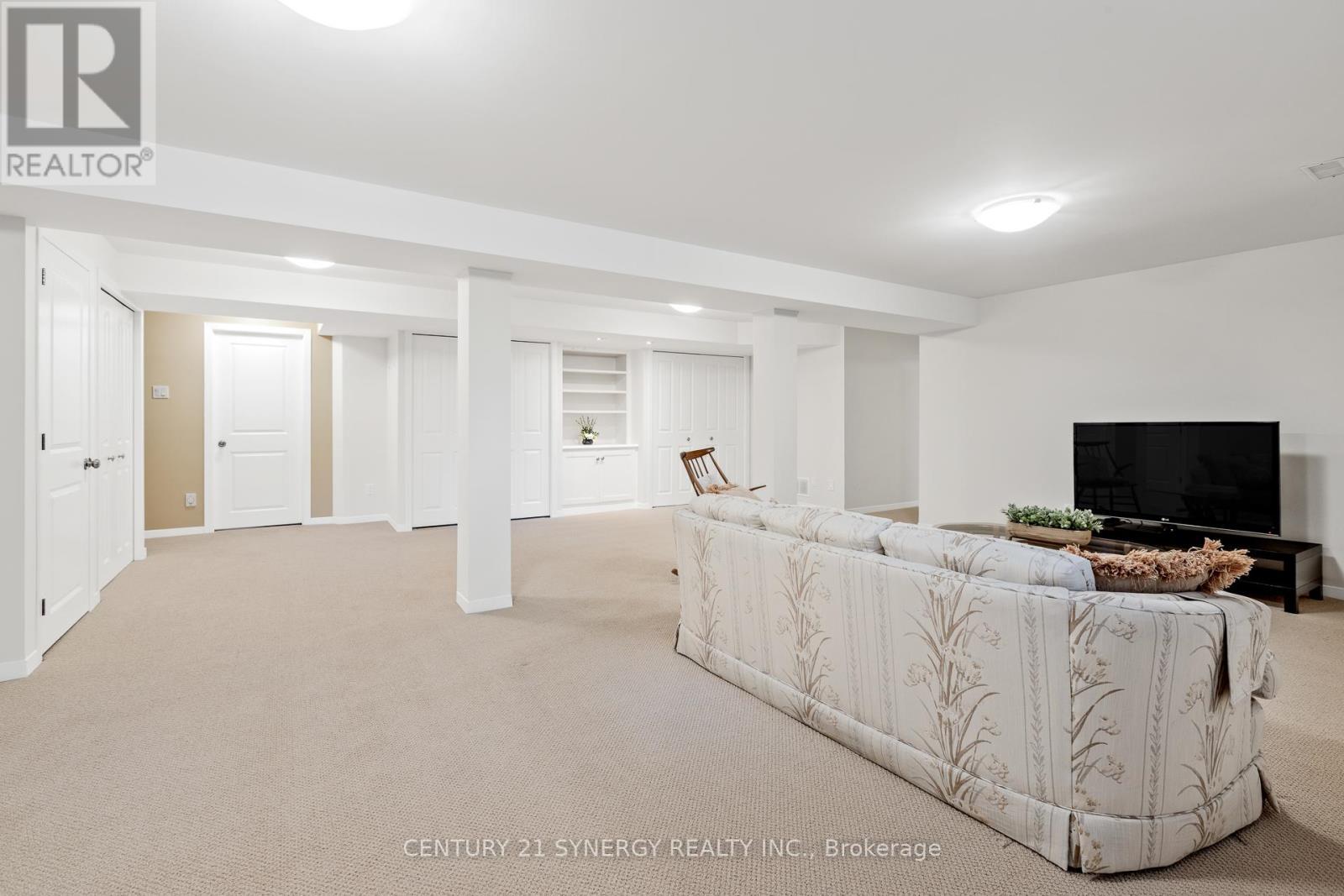 Spacious Recroom with built in closets. - 45 Turtle Point Private, Ottawa, ON