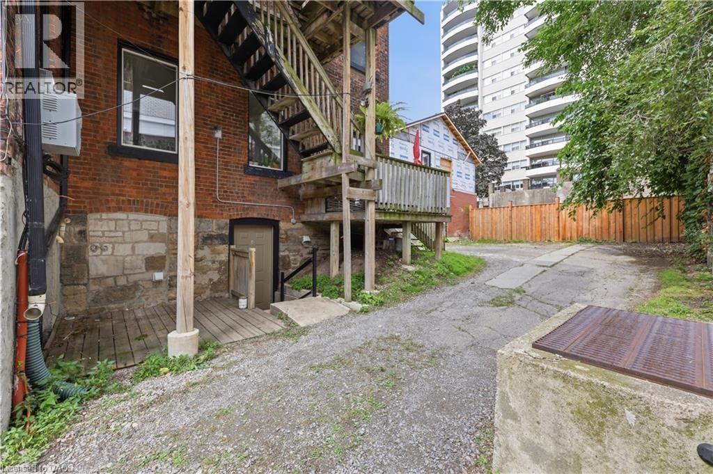 Rear Parking area/driveway - 98 Duke Street Unit# 2Nd, Hamilton, ON