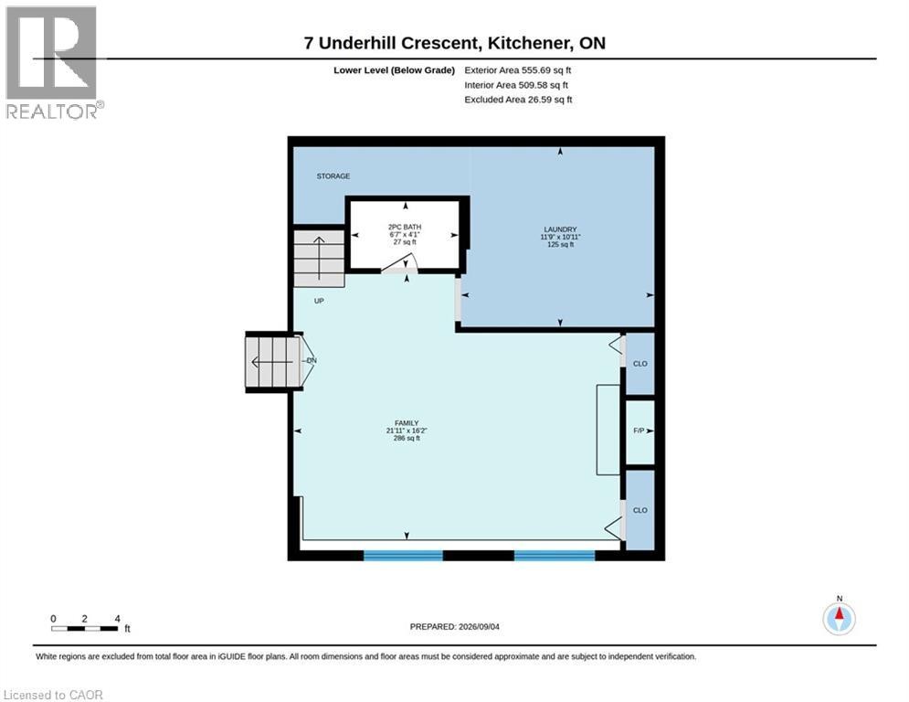 Floor plan - 7 Underhill Crescent, Kitchener, ON
