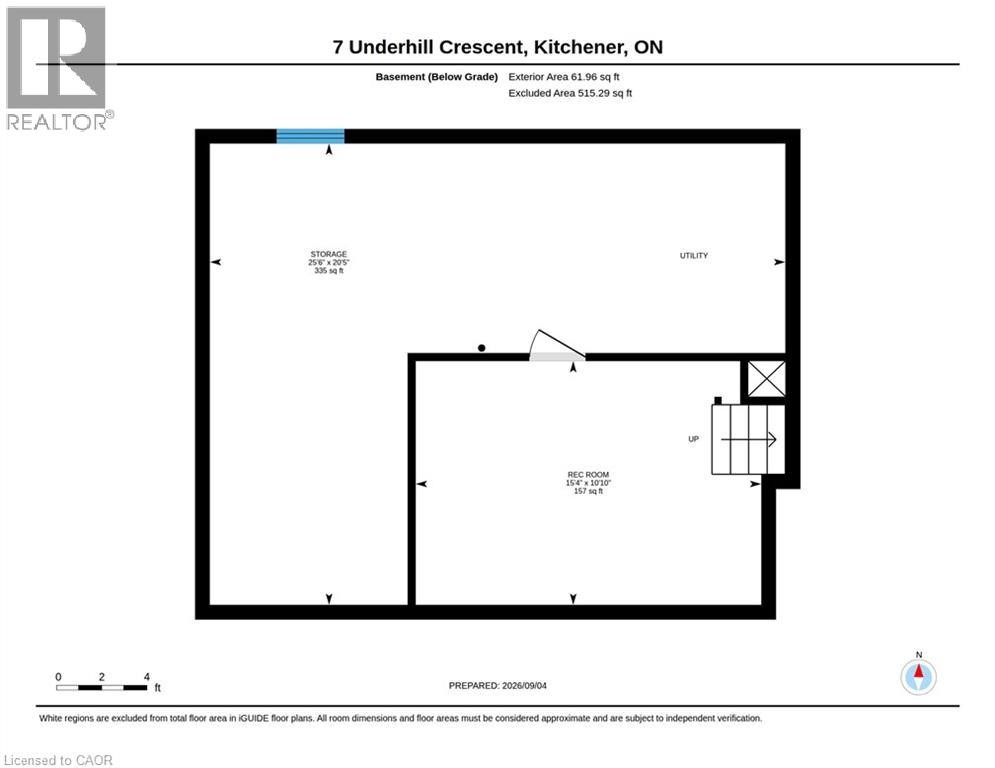 Floor plan - 7 Underhill Crescent, Kitchener, ON