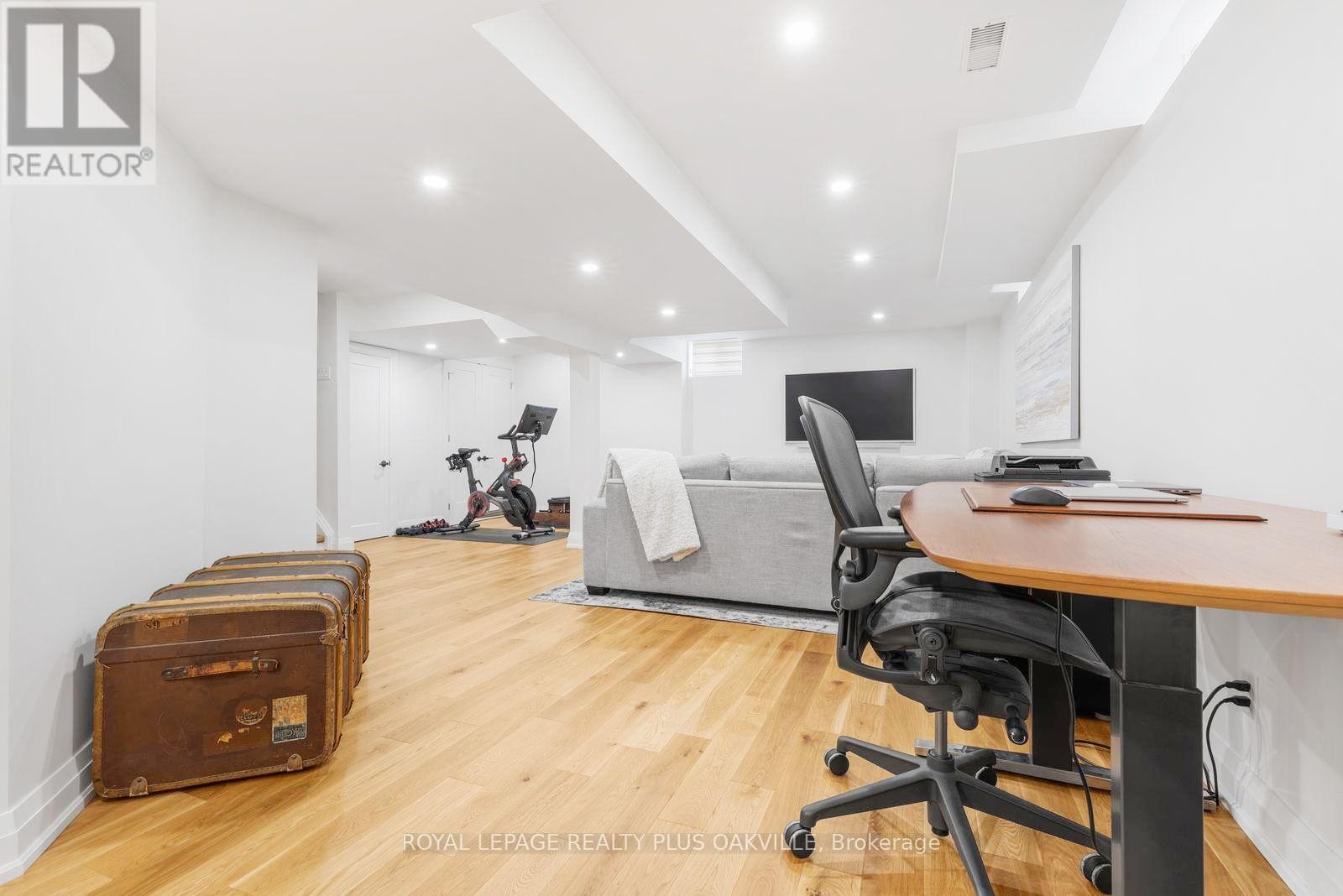 Desk Area of Rec Room - 3119 Hedges Drive, Burlington, ON