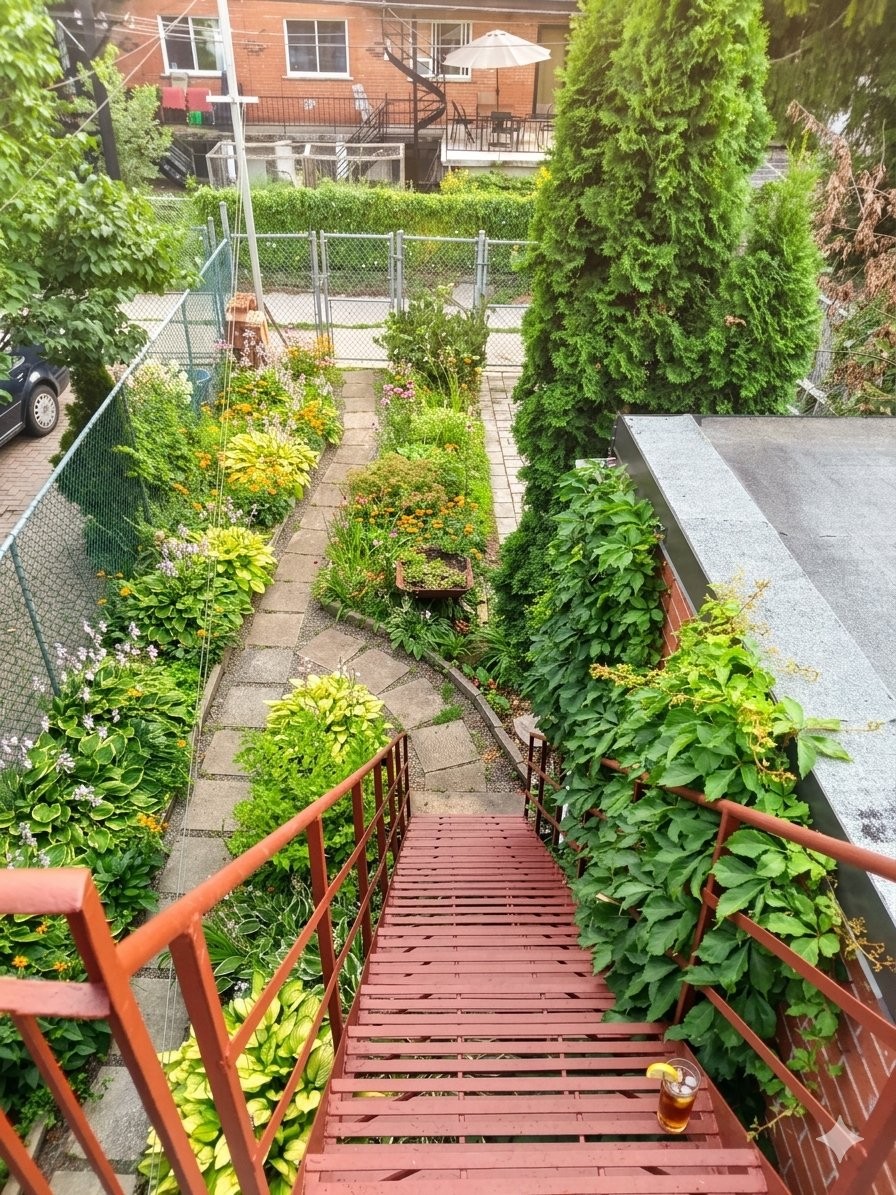 Jardin - 6586 Rue Marquette, Montréal (Rosemont/La Petite-Patrie), QC