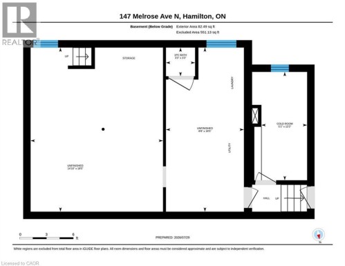 Floor plan - 147 Melrose Avenue N, Hamilton, ON 