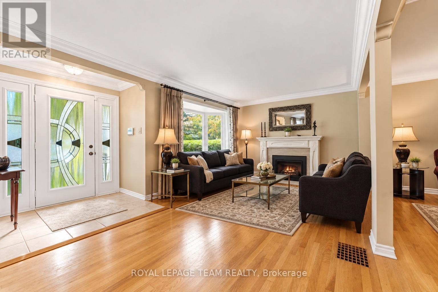 Living room (digitally altered to remove chair) - 115 Mountbatten Avenue, Ottawa, ON