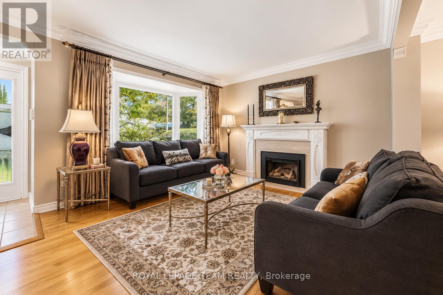 Living room (digitally altered to remove chair) - 115 Mountbatten Avenue, Ottawa, ON
