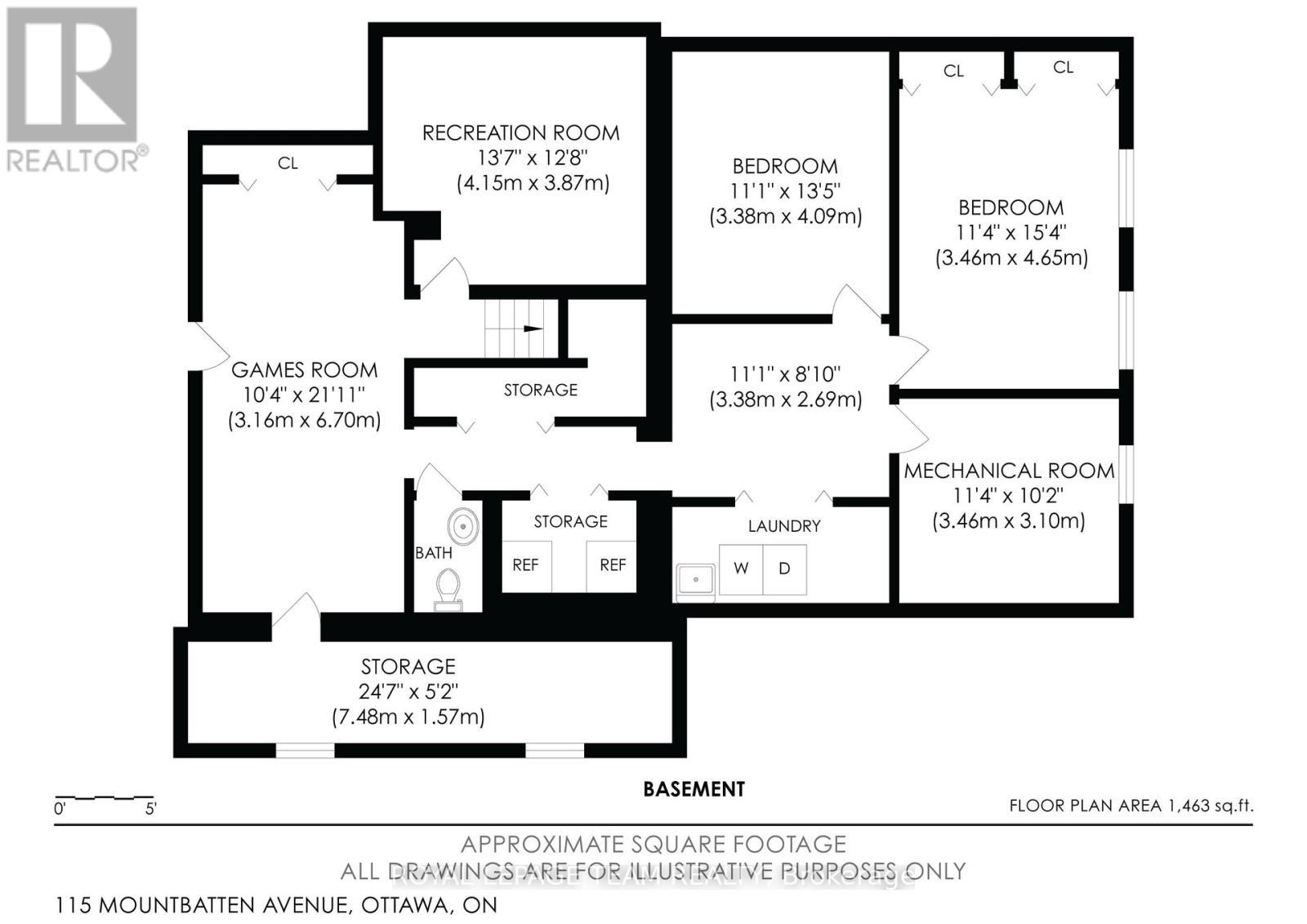 Basement - 115 Mountbatten Avenue, Ottawa, ON