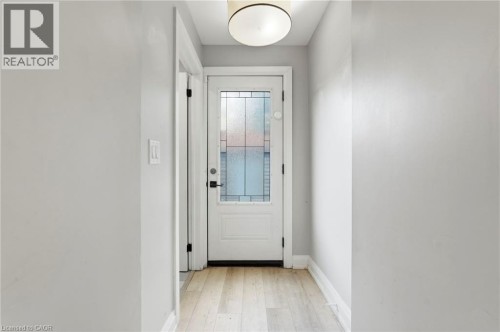 Main Floor Back Door Entrance - 106 Barnesdale Avenue N, Hamilton, ON 