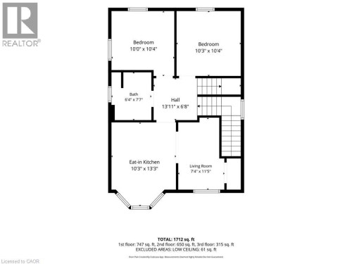 Second Floor - 106 Barnesdale Avenue N, Hamilton, ON 