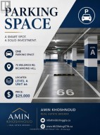 PARKING LEVEL A #66 - 75 WELDRICK ROAD E Richmond Hill, ON L4C 0H9