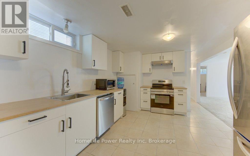 Basement (unit 2) updated kitchen - 136 Dunsmere Drive, Kitchener, ON