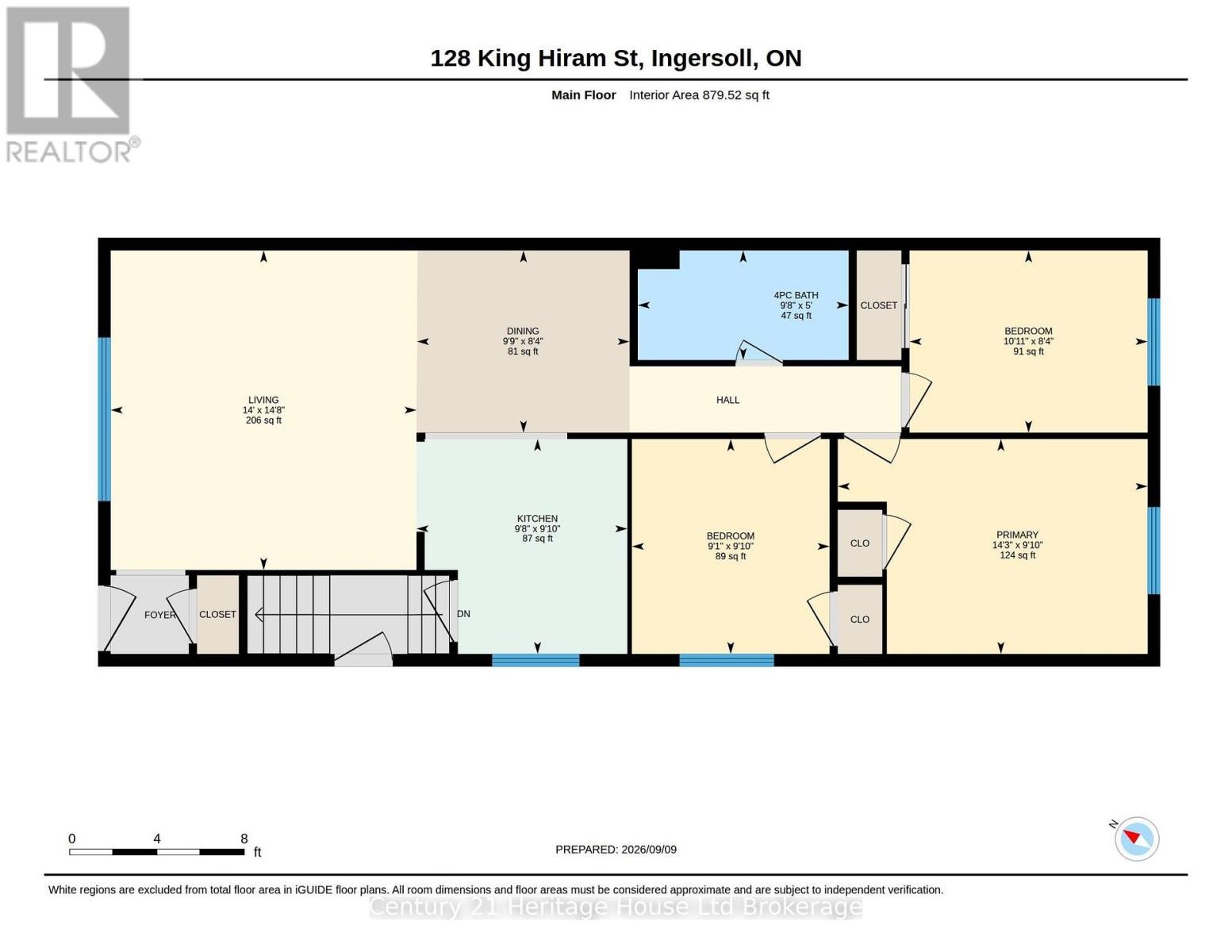 Main Floor - 128 King Hiram Street, Ingersoll (Ingersoll - North), ON