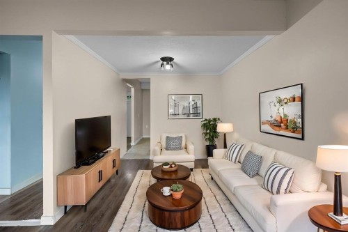 Living space - virtually staged for design & layout inspiration. - 376 Houde Drive, Winnipeg, MB 