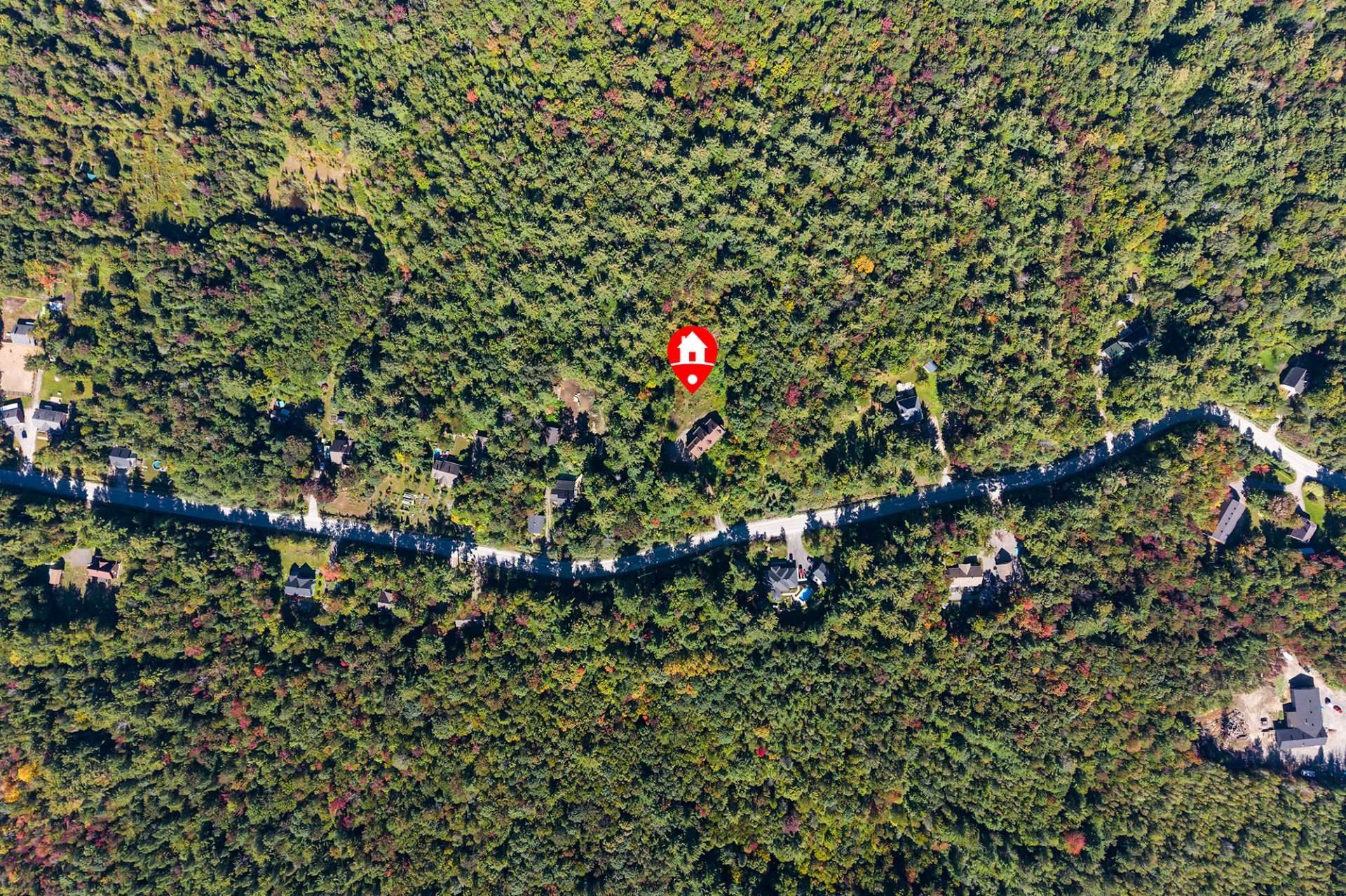 Aerial View - 60 Rue Maréchal-Ferrant, Saint-Calixte, QC