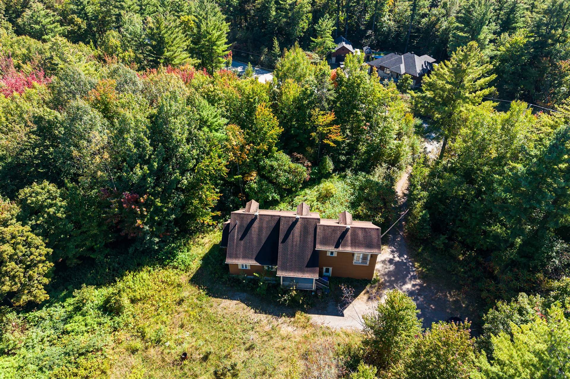 Aerial View - 60 Rue Maréchal-Ferrant, Saint-Calixte, QC