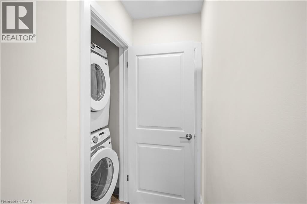 Main floor stacked laundry - 723 Hager Avenue, Burlington, ON