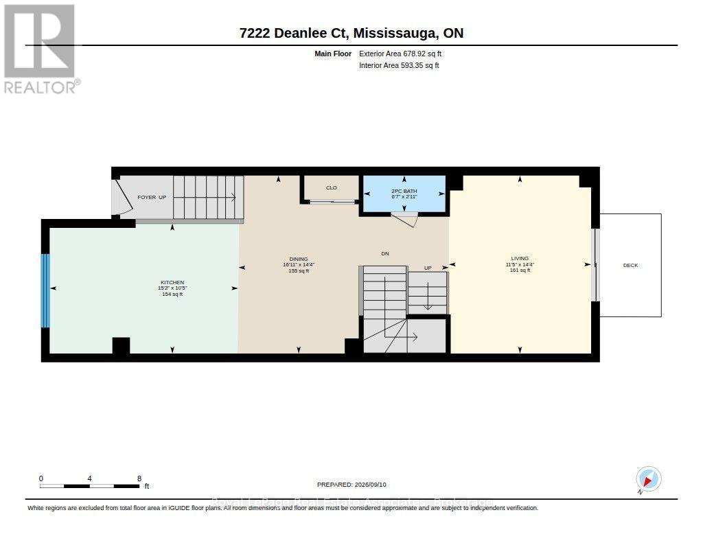 Main level - 7222 Deanlee Court, Mississauga, ON
