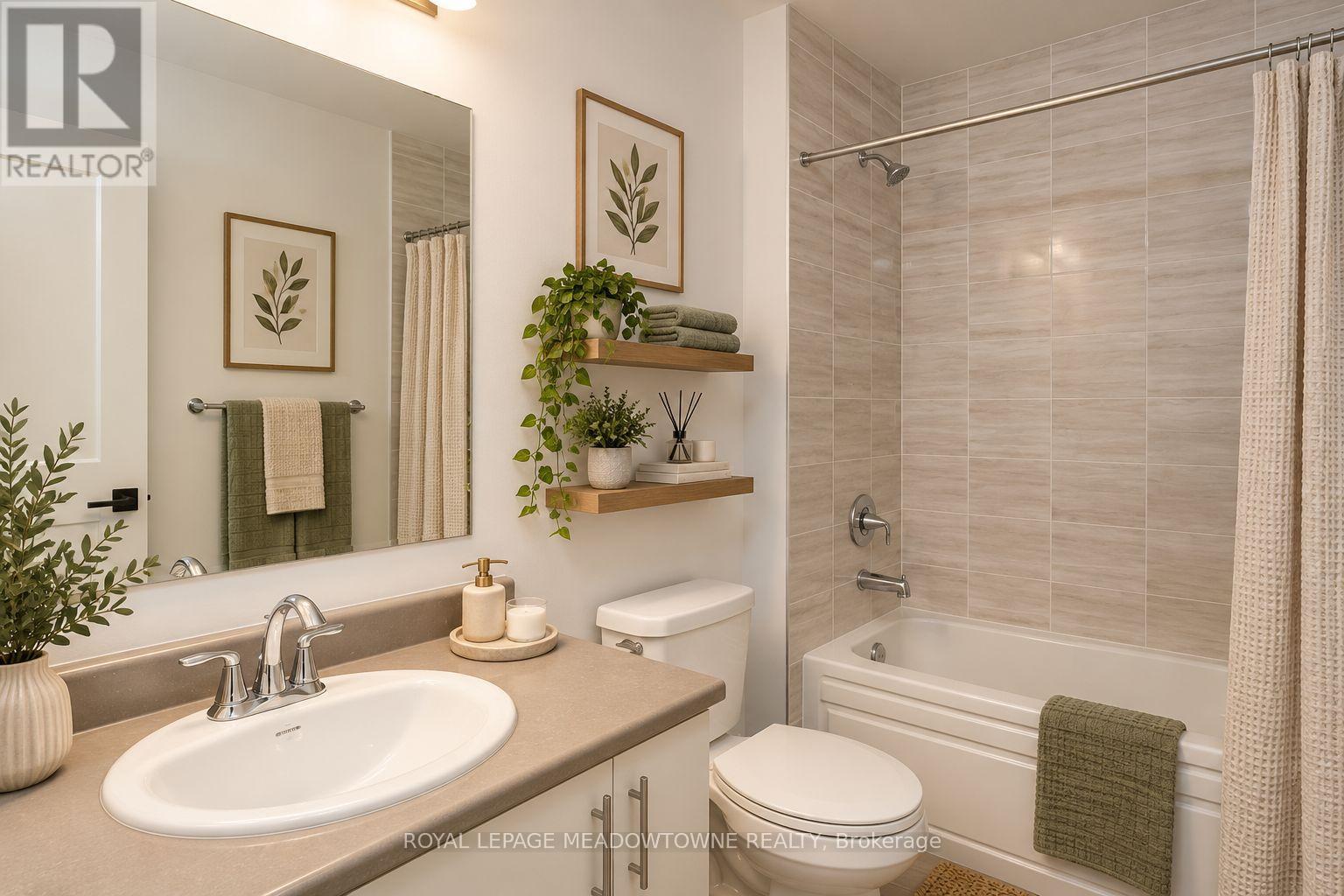 Clean and functional bath for you and your guests - 205 - 102 Grovewood Common, Oakville, ON