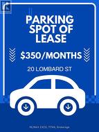 PARKING - 20 LOMBARD STREET Toronto, ON M5C 0A7