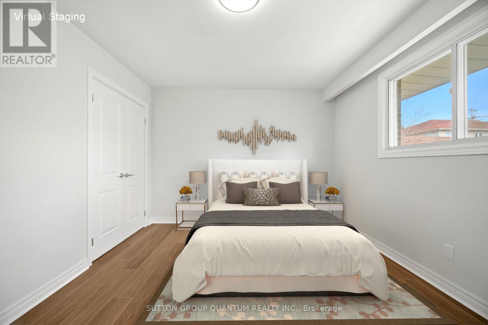 NEW Doors / hardware in primary bedroom , painted - 126 Angelene Street, Mississauga, ON