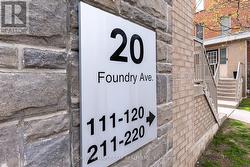120 - 20 FOUNDRY AVENUE Toronto, ON M6H 4L1