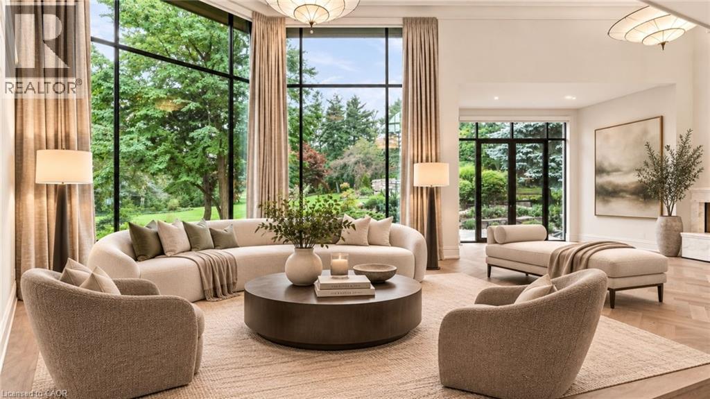 Virtually Staged, Living Room - 3320 Guelph Line, Burlington, ON
