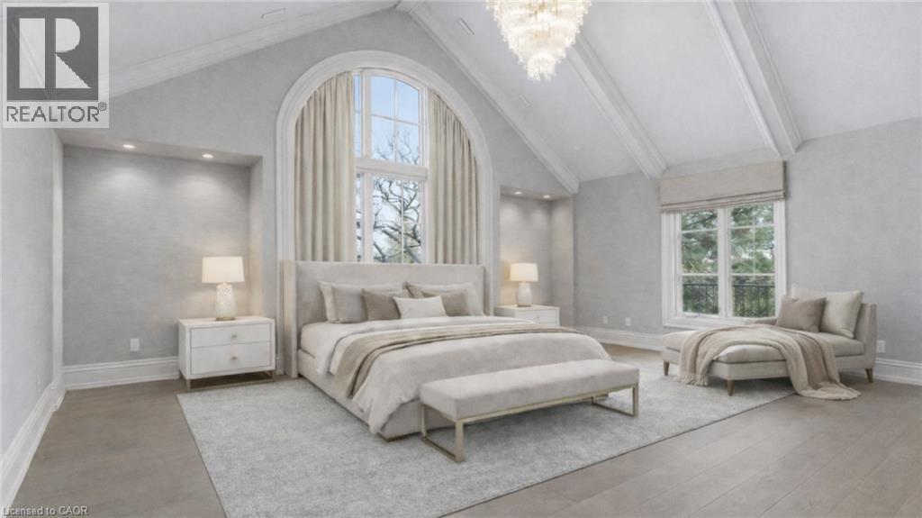 Virtually Staged, Primary Bedroom - 3320 Guelph Line, Burlington, ON