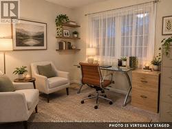Home office - virtually staged -