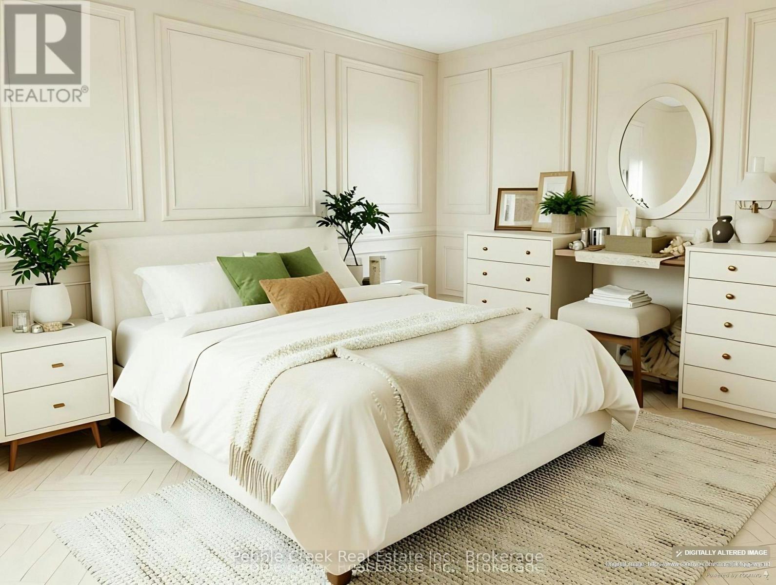 Virtually staged Primary Bedroom - 16 - 27 Fairhaven Lane, Goderich (Goderich (Town)), ON