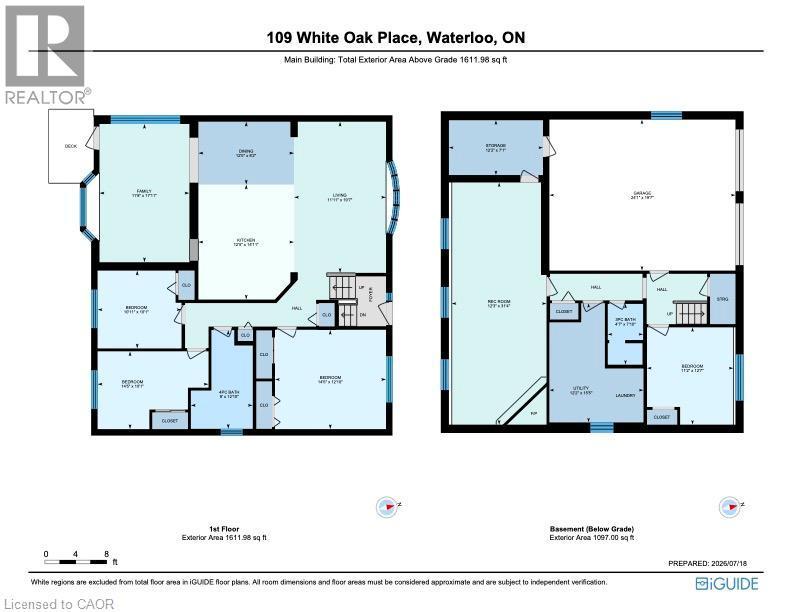 Floor plan - 109 White Oak Place, Waterloo, ON - Other
