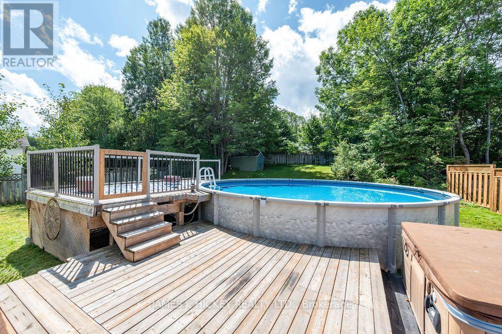4 Banting Drive, Deep River, ON - Outdoor With Above Ground Pool With Deck Patio Veranda