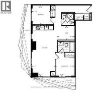 820sf + 2 balconies - 