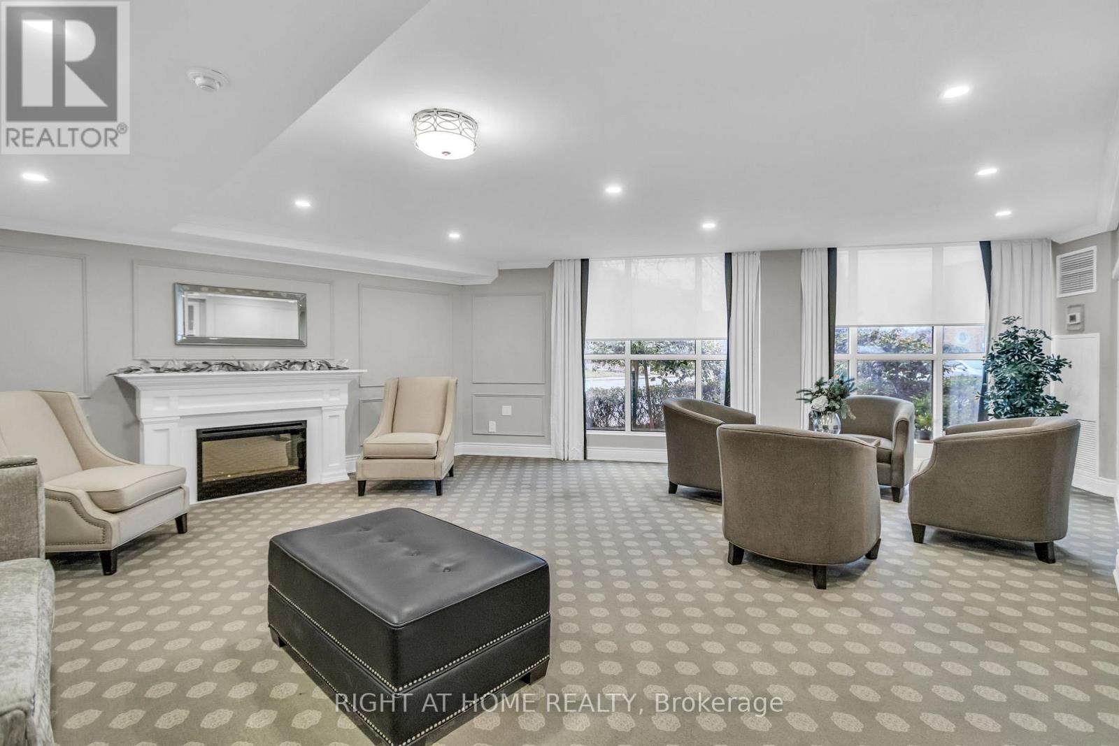 406 - 356 Mcrae Drive, Toronto, ON - Indoor With Fireplace