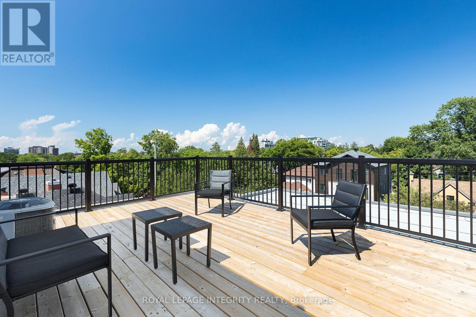Roof Patio - Accessed through Unit 5 - 240 Blackburn Avenue, Ottawa, ON - Outdoor With Deck Patio Veranda With Exterior