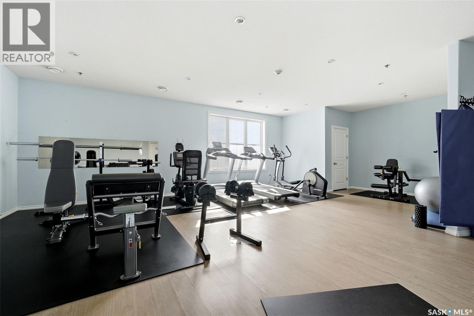206 1715 Badham Boulevard, Regina, SK - Indoor Photo Showing Gym Room