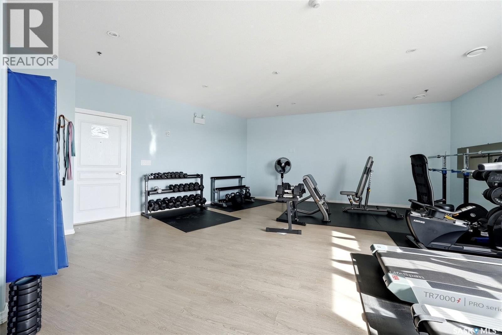 206 1715 Badham Boulevard, Regina, SK - Indoor Photo Showing Gym Room
