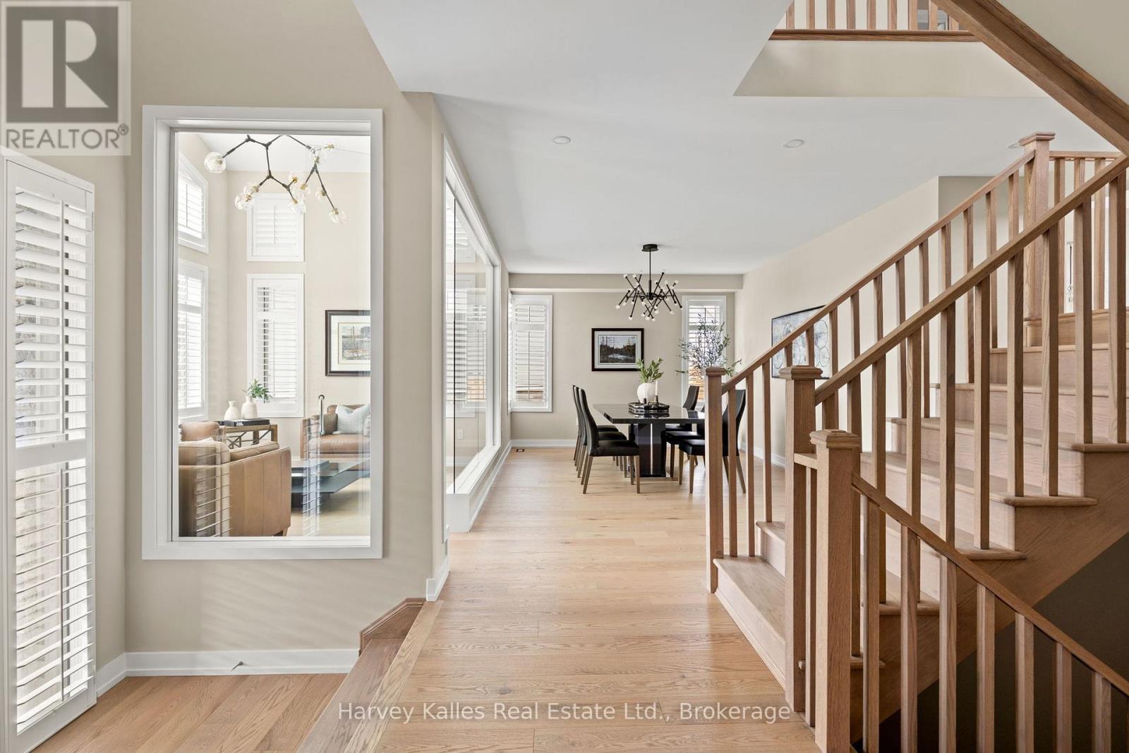 View of the wine tasting & dining room upon entry - 163 Springside Crescent, Blue Mountains, ON - Indoor Photo Showing Other Room