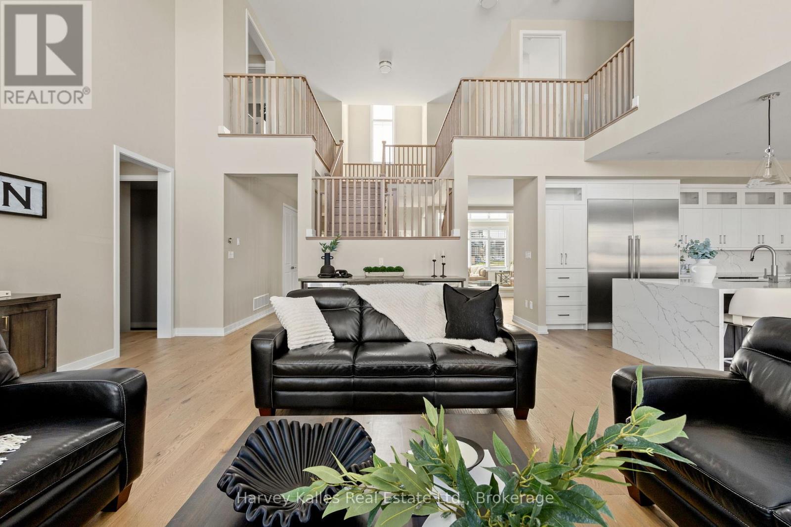 Stunning Open Concept Living Room w/ High Ceilings - 163 Springside Crescent, Blue Mountains, ON - Indoor Photo Showing Living Room