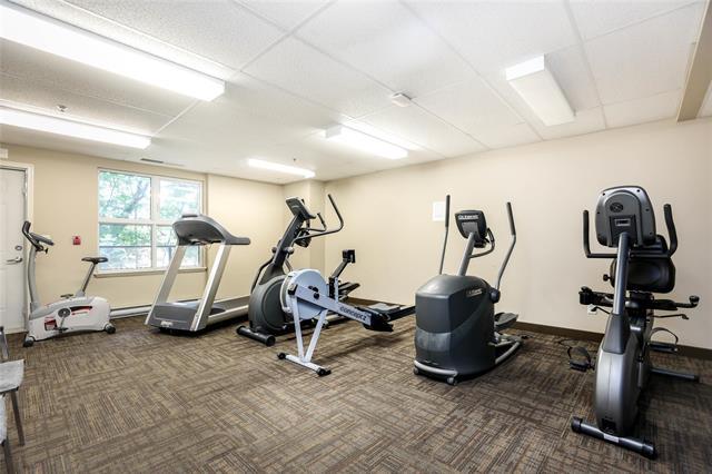 2204-84 Snow St, Winnipeg, MB - Indoor Photo Showing Gym Room