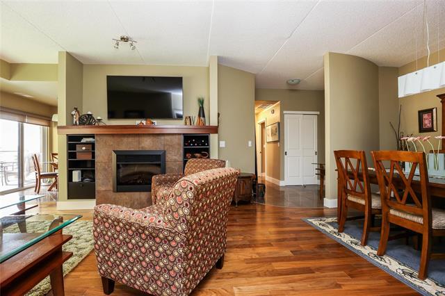 2204-84 Snow St, Winnipeg, MB - Indoor Photo Showing Living Room With Fireplace