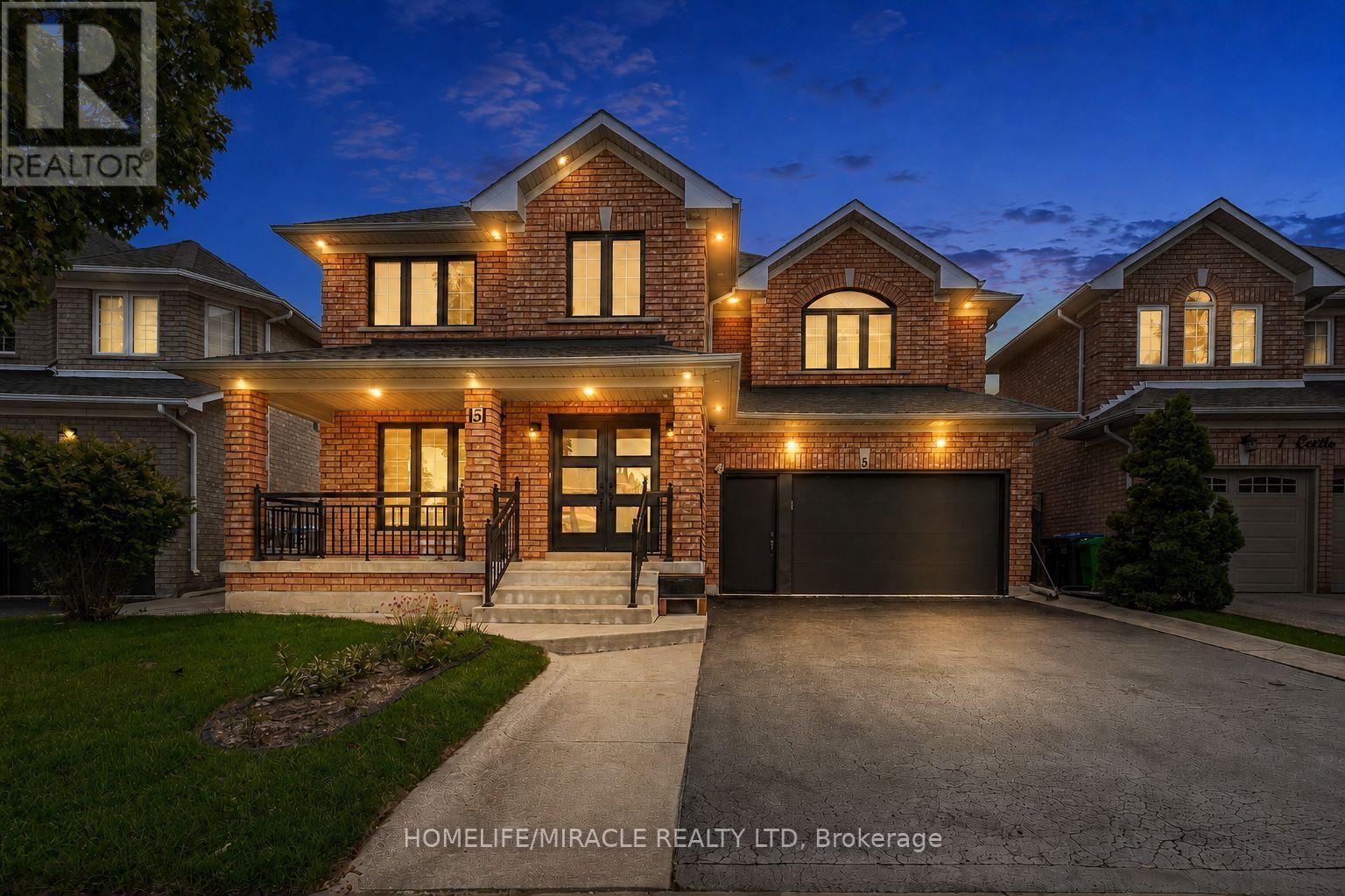 5 Octillo Boulevard, Brampton, ON - Outdoor With Deck Patio Veranda With Facade