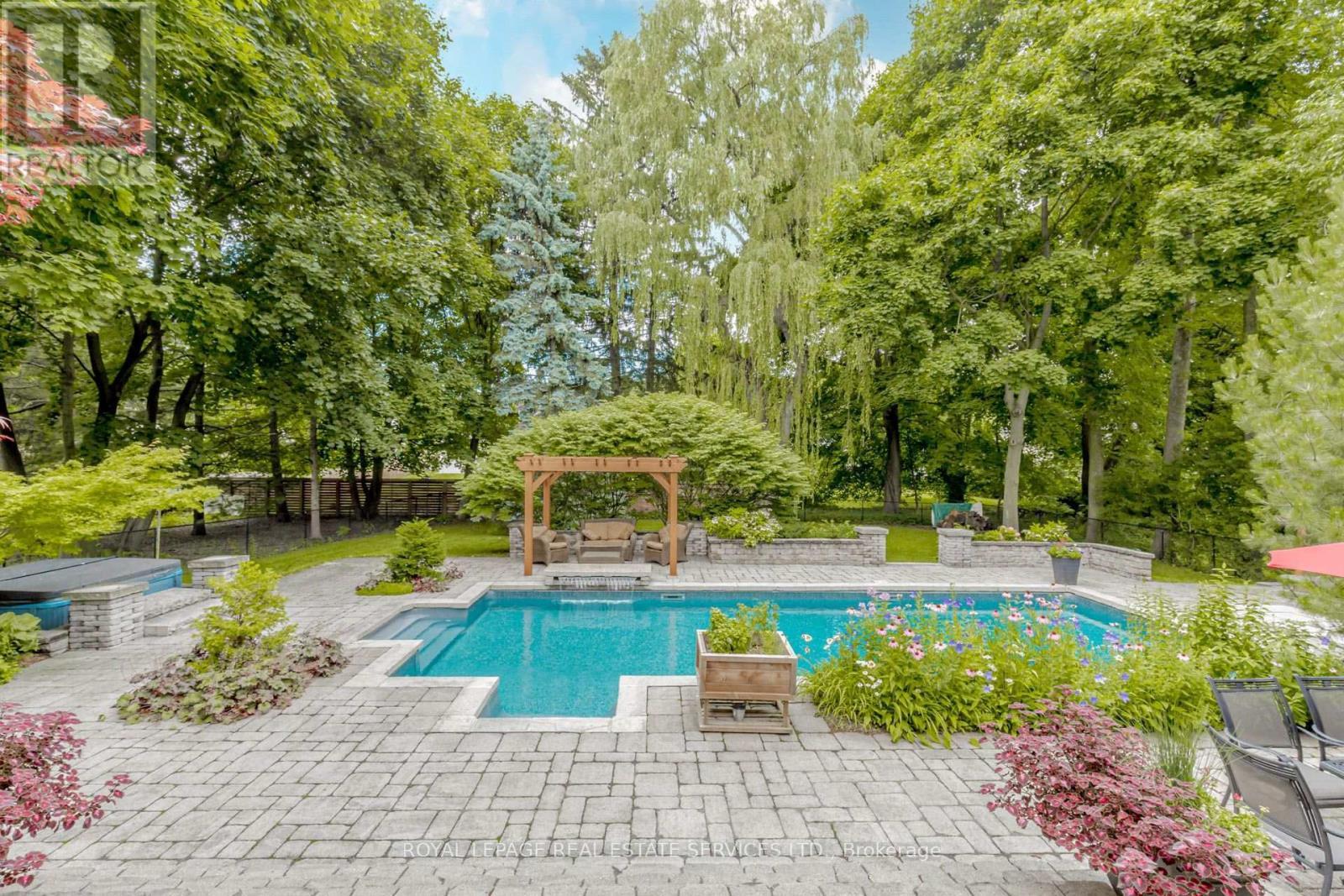 503 Meadow Wood Road, Mississauga, ON - Outdoor With In Ground Pool With Backyard