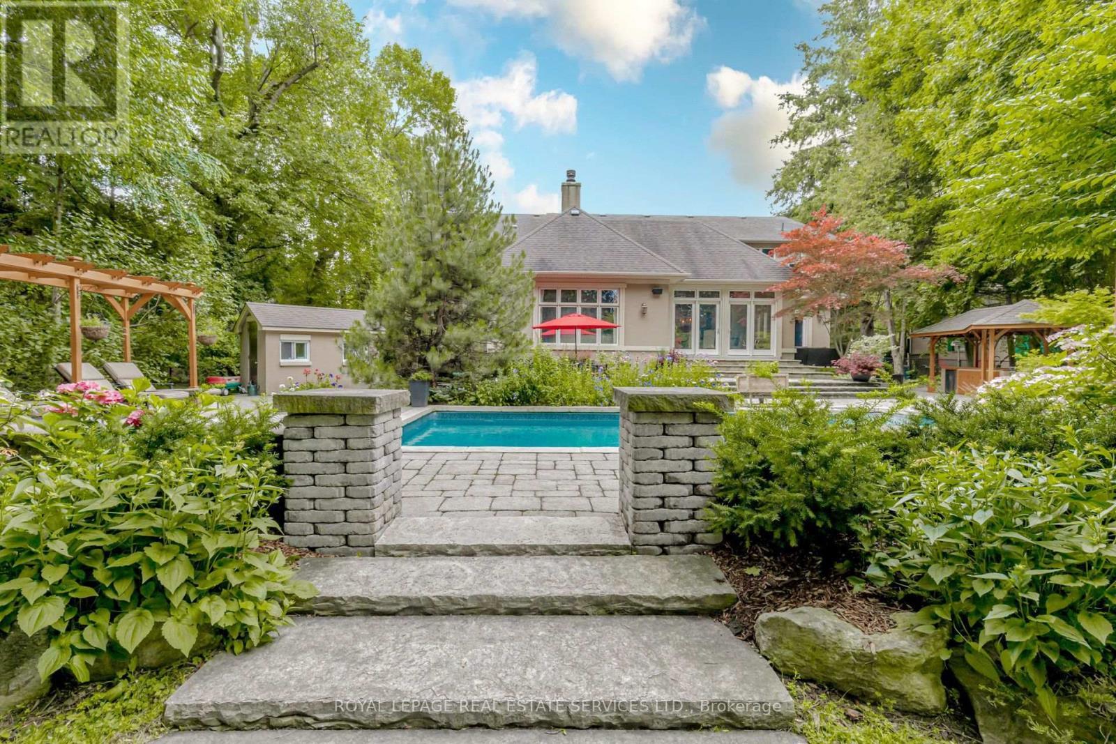 503 Meadow Wood Road, Mississauga, ON - Outdoor With In Ground Pool