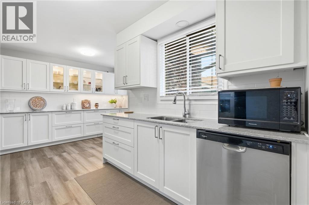50 Adis Avenue, Hamilton, ON - Indoor Photo Showing Kitchen With Double Sink
