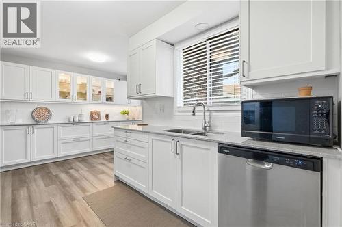 50 Adis Avenue, Hamilton, ON - Indoor Photo Showing Kitchen With Double Sink