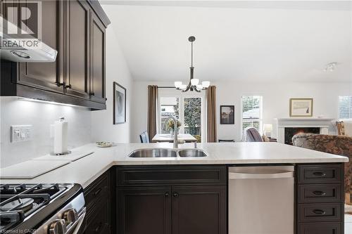 64 Redfern Avenue, Hamilton, ON - Indoor Photo Showing Kitchen With Double Sink